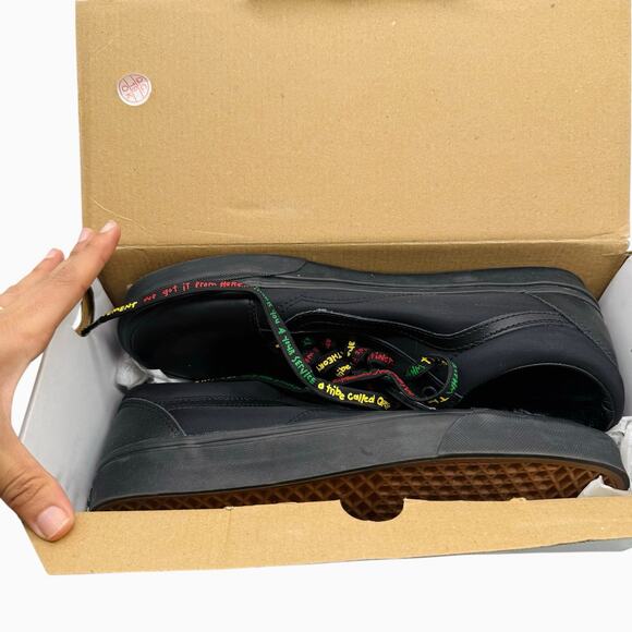 Vans X A Tribe‎ Called Quest Old Skool Black/Red Men’s Size 12 - Picture 5 of 10